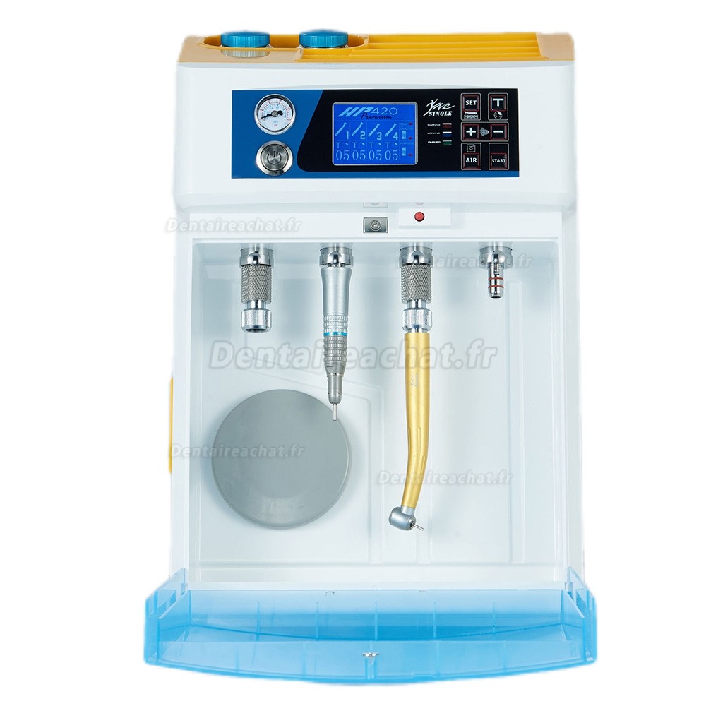 Dispositif de nettoyage et de lubrification des pièces à main dentaires